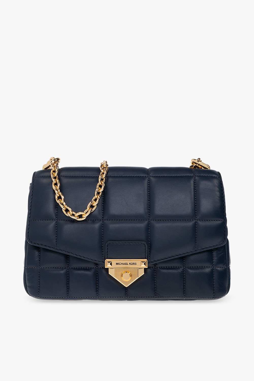 Michael kors navy blue shoulder clearance bag